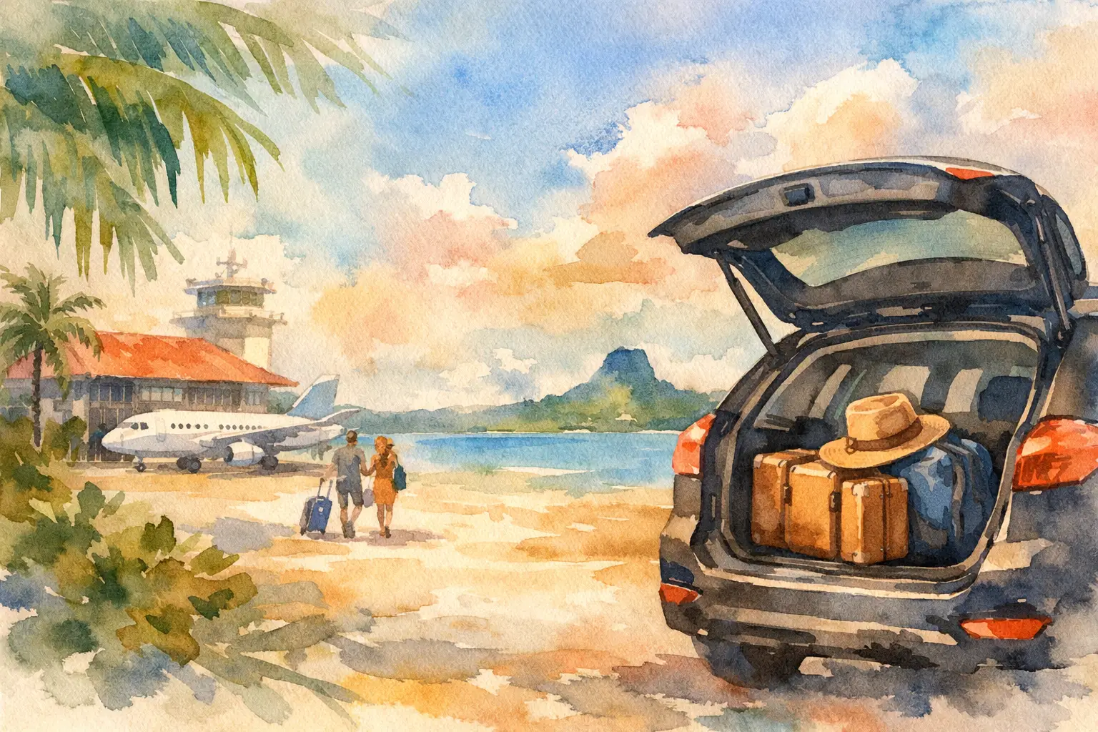 Aluguer carro aeroporto São Tomé sem stress