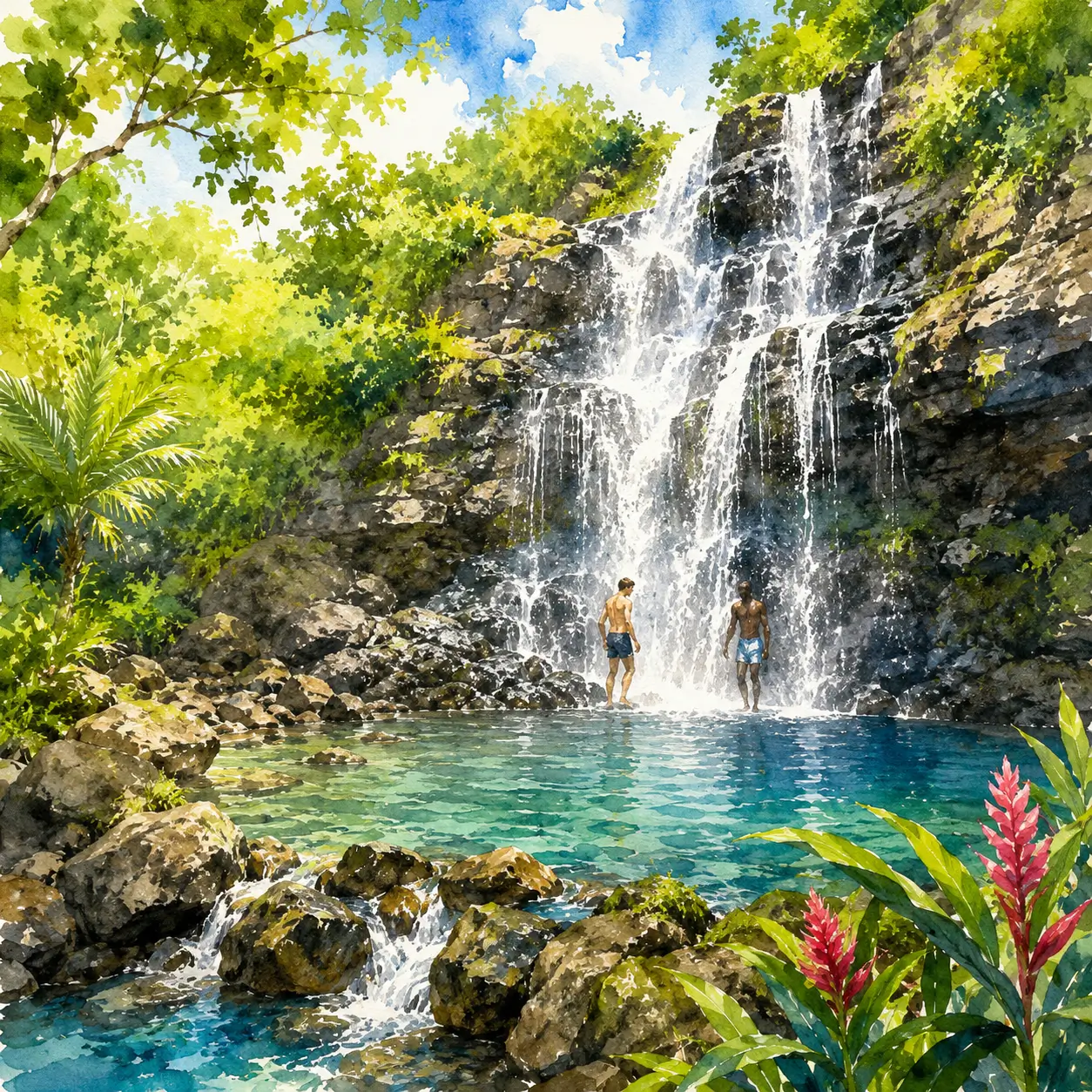 Cascata oque pipi Cascata oque pipi