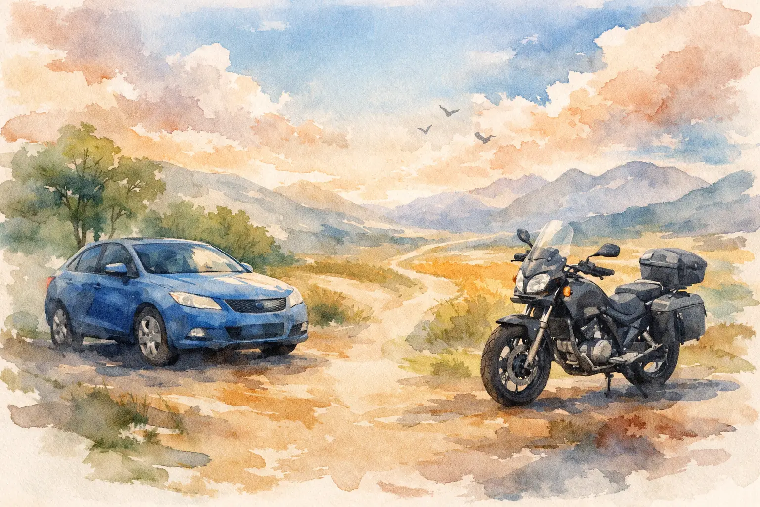 Carro ou mota para viagem: qual escolher?