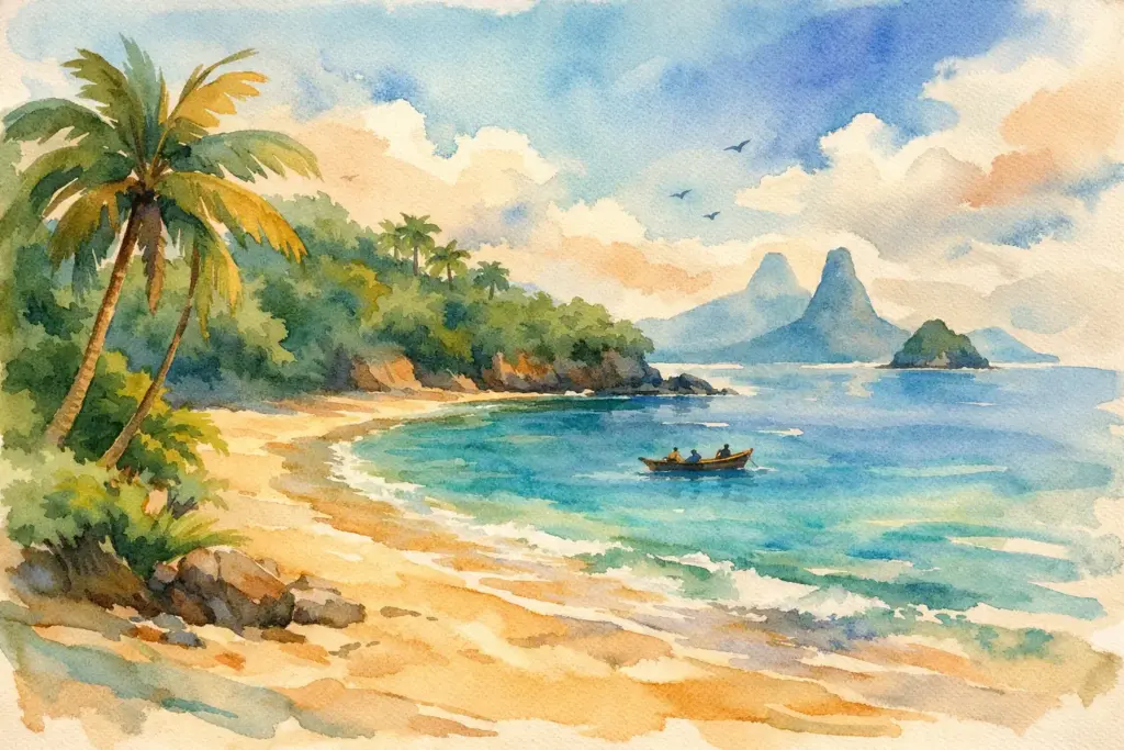 Guia para visitar praias remotas em STP Guia para visitar praias remotas em STP