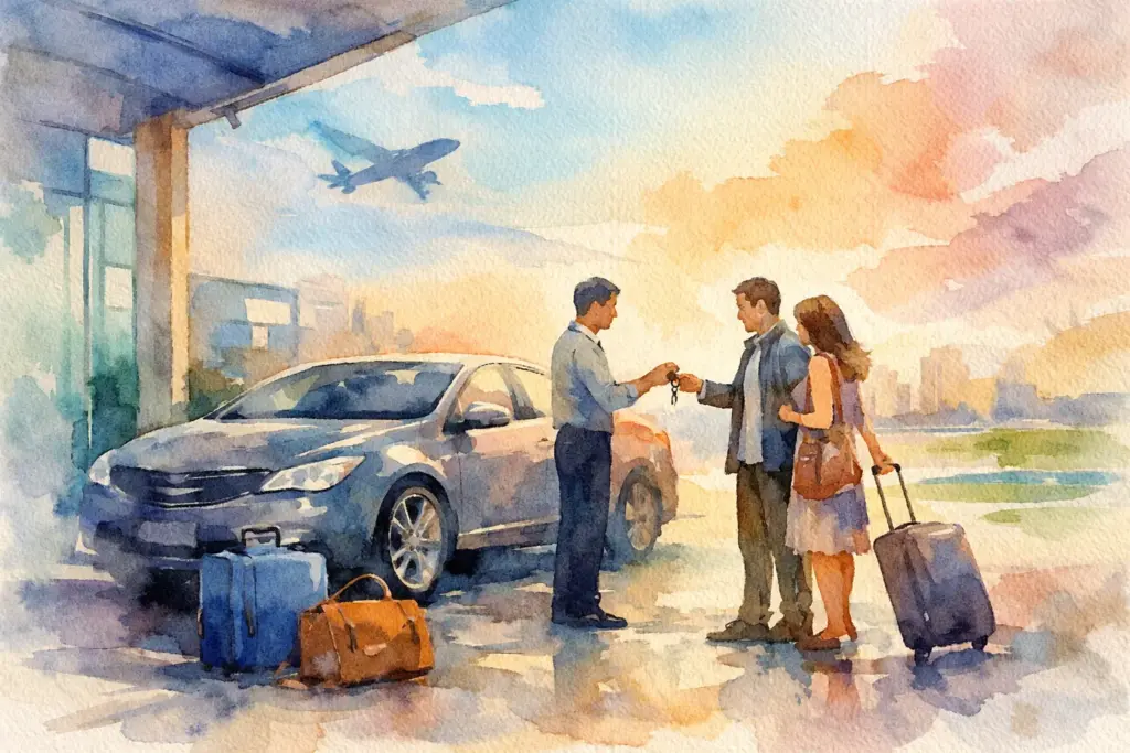 Pedir entrega do carro no terminal com facilidade Pedir entrega do carro no terminal com facilidade