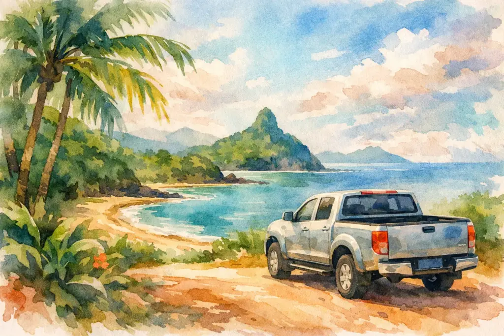 Alugar pickup em São Tomé vale a pena? - Blog STP Find-a-Car