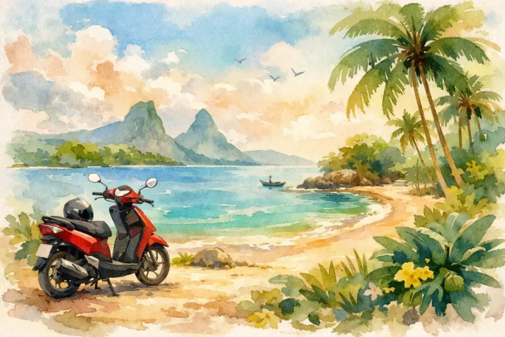 Como alugar mota rapidamente em São Tomé - Blog STP Find-a-Car