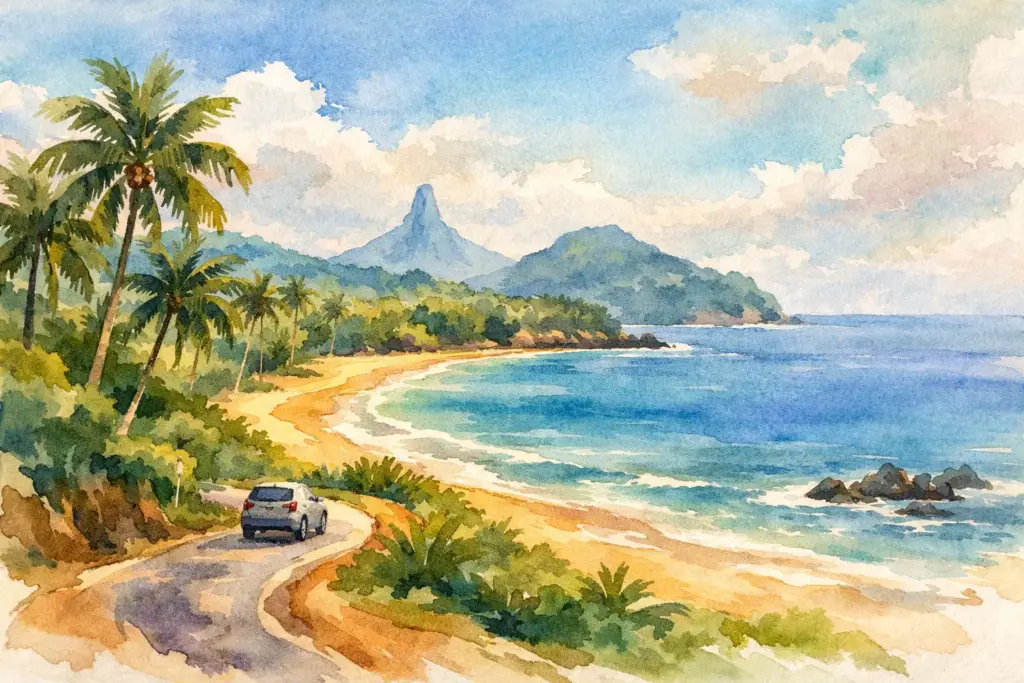 Melhores praias para conduzir até em São Tomé - Blog STP Find-a-Car
